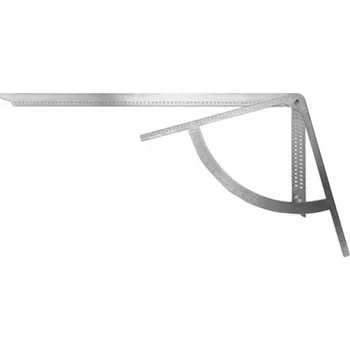 Úhloměr Alpha Mini 350x700, nerezový tesařský úhloměr