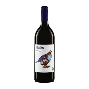Víno Merlot červené 1 l BIO BECCO