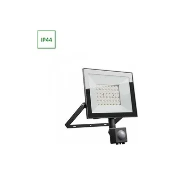 NOCTIS LUX 4 REFLEKTOR 50W NW 230V IP44 176x221x53mm ČERNÝ s pohybovým senzorem