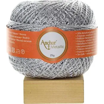 Příze Anchor stříbrná 301