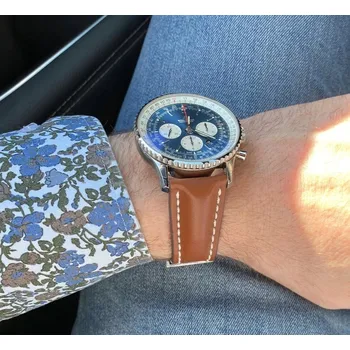 Řemínek na hodinky Hirsch Heavy Calf 24mm hnědá