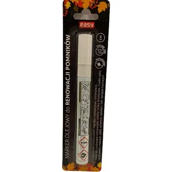 BÍLÝ POPISOVAČ NA POMNÍKY