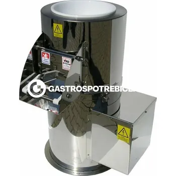 Podlahový mycí stroj Gastro-tip Škrabka brambor SKBZ 12/N odpad vpravo
