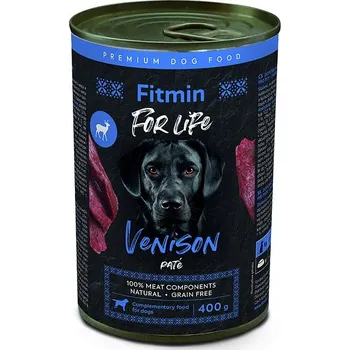 Krmivo pro psa Fitmin Dog For Life tin venison zvěřinová konzerva pro psy 6 x 400 g