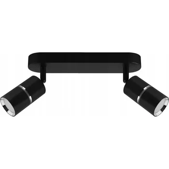 Stropní reflektor Ideus černý, stříbrný