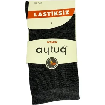 Dámské ponožky Aytuq Dámské vysoké ponožky v šedé barvě - velikost 36-40 - 1ks