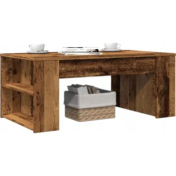 Obývací pokoj VidaXL Konferenční stolek, staré dřevo, 102x55x42 cm