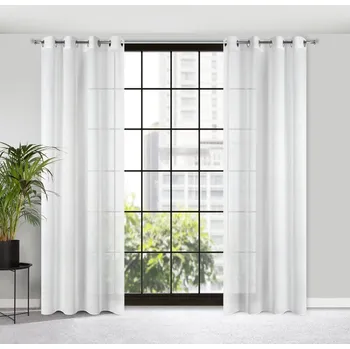 Záclona HOTOVÁ ZÁCLONA MARGO 140X250 CM BÍLA