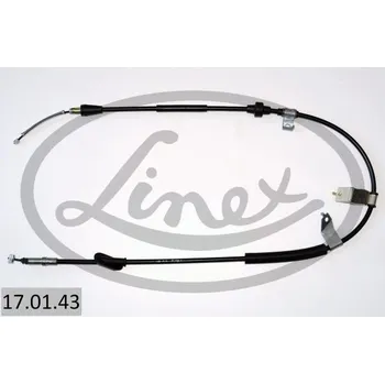 Lanko parkovací brzdy Tažné lanko, parkovací brzda LINEX 17.01.43