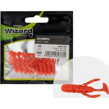 Umělá nástraha WIZARD - Umělá nástraha Nymph Červená 3 cm 10 ks
