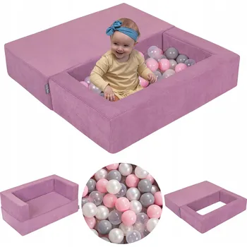 Pohovka Pěnová pohovka / gauč se 100 míčky – sada PRO DĚTI KiddyMoon