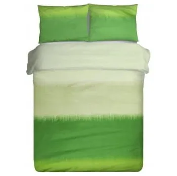 Povlečení Saténové Povlečení 200x220 Eurofirany Duhová zelená