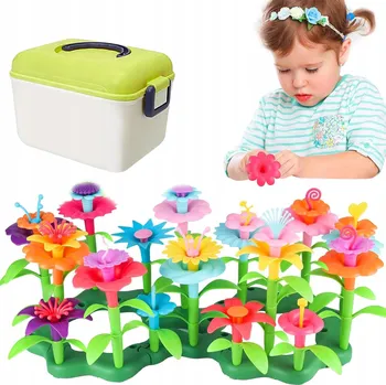 ostatní stavebnice STAVEBNÍ STAVEBNICE PRO STAVBU KREATIVNÍCH ZAHRADNÍCH KVĚTIN 134 dílů