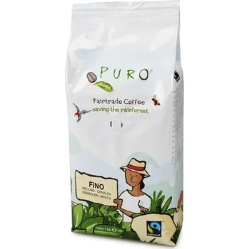 Káva Mletá káva Puro - Fino, Fairtrade, 1 kg