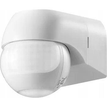 Pohybové čidlo Orno PIR čidlo pohybu 180° Nástěnné IP44 800W max. 15m mini bílé