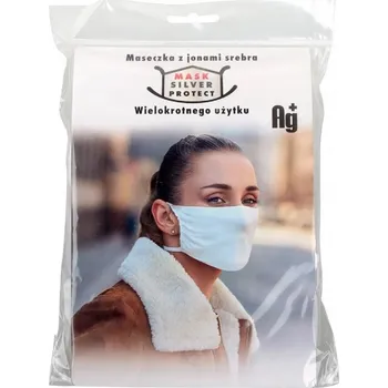 Ochranná rouška opakovaně použitelná Marilyn SILVER PROTECT bílá