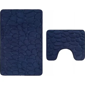 Koupelnová předložka KOUPELNOVÁ PŘEDLOŽKA SADA 2 KUSŮ PROTISKLUZOVÁ 50X80