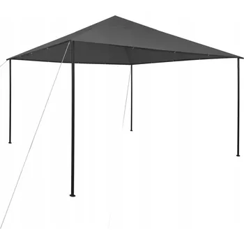 Zahradní altán Altán, 4 x 4 x 3 m, antracitová barva, 180 g/m2