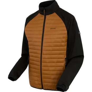 Pánská mikina Mikina Regatta Clumber Hybrid Barva: černorezavá, Velikost: L, Pohlaví: Pánské