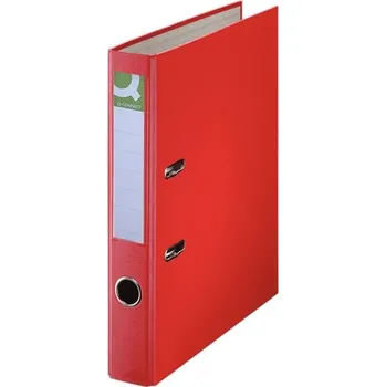 Archivační box Pák.pořadač Q-C - A4, poloplast, 5 cm, červený