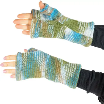 Rukavice Vlněné bezprstové rukavice Lopika Snowdrop Mist