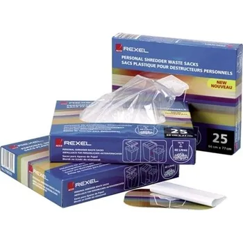 Pytle na odpadky Pytle Rexel pro skartovačky - 40 l, 100 ks