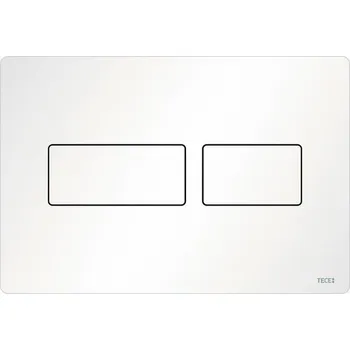 Splachovací tlačítko TECE WC tlačítko Tecesolid, kovové, bílá matná