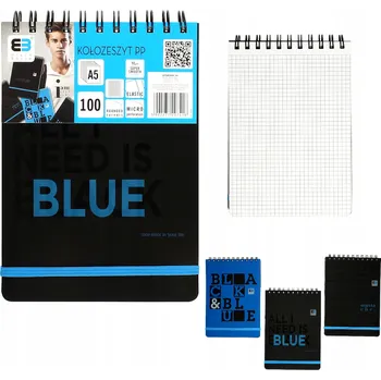 Kroužkový Blok Interdruk A5, 100 listů, měkká vazba