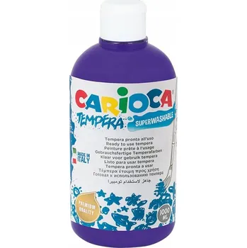 Vodová barva Barva TEMPERA školní fialová CARIOCA 500ml