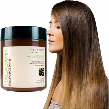 Vlasová regenerace Maska na vlasy Kosswell 500 ml regenerační pro suché vlasy