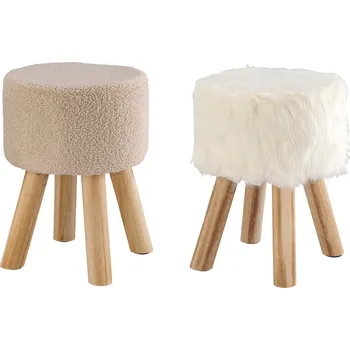 Stolička LIVARNO® Stolička s kožešinou