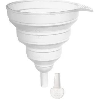 ORION Nálevka silikon KEMP pr. 12 cm skládací+špunt