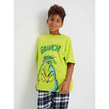 Sinsay - Tričko oversized Grinch - neonová - 721GJ-71X - 721GJ-71X-134