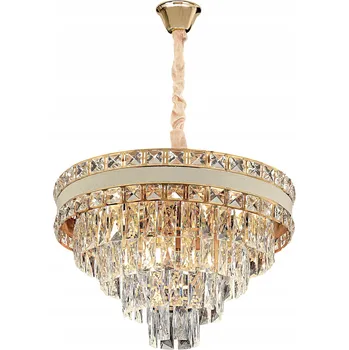 Závěsné stropní svítidlo TOOLIGHT zlaté skleněné 50 cm 7xE14