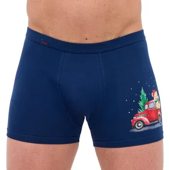 Boxerky Pánské boxerky 007/79 Gift - CORNETTE tmavě modrá XXL