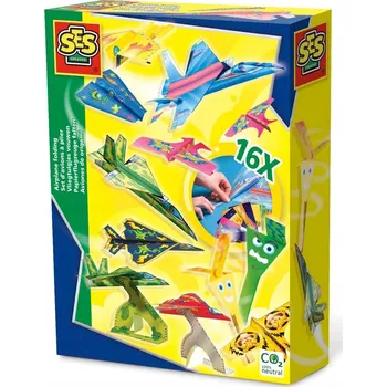 kreativní sada SES Creative Skládací sada letadla pro děti