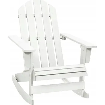 Zahradní židle VidaXL dřevěná bílá