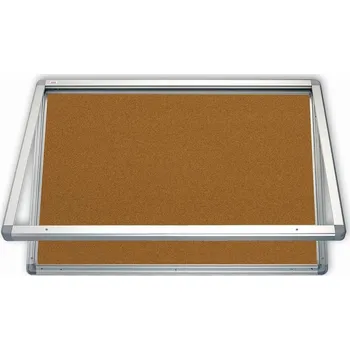 Venkovní vitrína s horizontálním otevíráním, korek