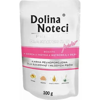Krmivo pro psa Dolina Noteci Premium Vlhké krmivo pro psy JUNIOR malých plemen Krůta 100g