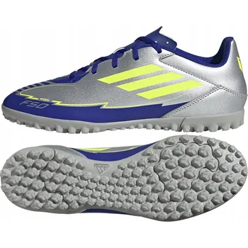 Kopačky Kopačky adidas F50 MESSI Club TF IH0917 stříbrné, velikost 44 2/3 /adidas