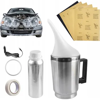 Sada pro renovaci a leštění světlometů, konvic a tekutin