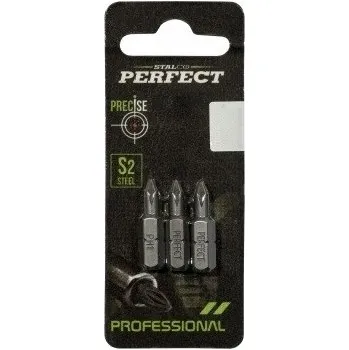 Bit Bity 1/4" Phillips PH 3x25mm, sada 3 ks