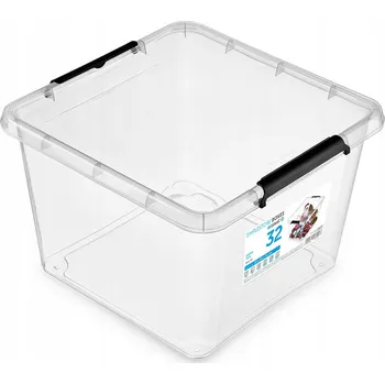 Úložný box Úložný box ORPLAST 32 l s víkem průhledný