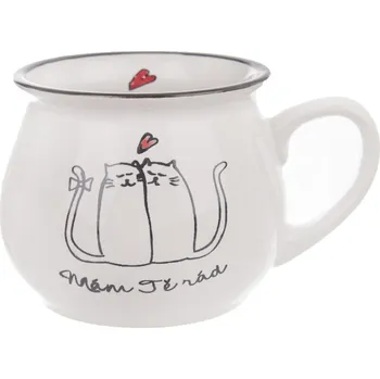 ORION Hrnek ker. kočky Mám tě rád 0,32 l