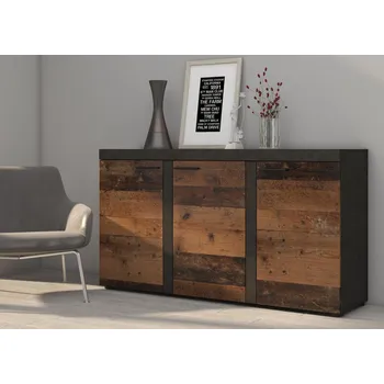 Obývací stěna FalcoNabytek Komoda Rizo 3D matera/old style