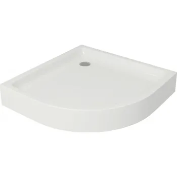 Sprchová vanička Cersanit Vanička Tako čtvrtkruh s panelem 90x90x6 R55 S204-004