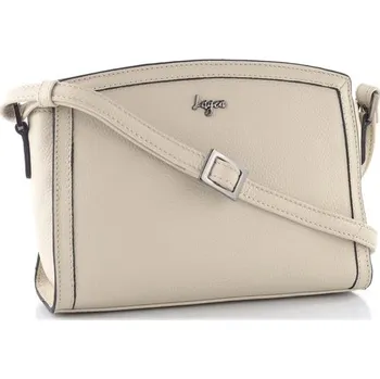 Kabelka Dámská menší kožená kabelka off-white LG003/K | P700001