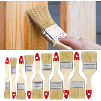 Kosmetický štětec Štětec BRISTLE PAINT BRUSH BBQ BRUSH MALÍŘSKÝ Štětec 10KS
