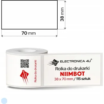 Speciální papír Samolepicí štítky samolepky termální Niimbot B21_Pro 38x70