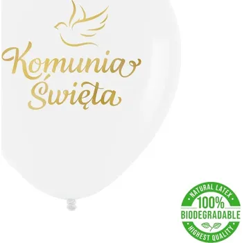 Balónek Latexový balónek Svaté Přijímání Svatá Holubice 30cm 1 Ks